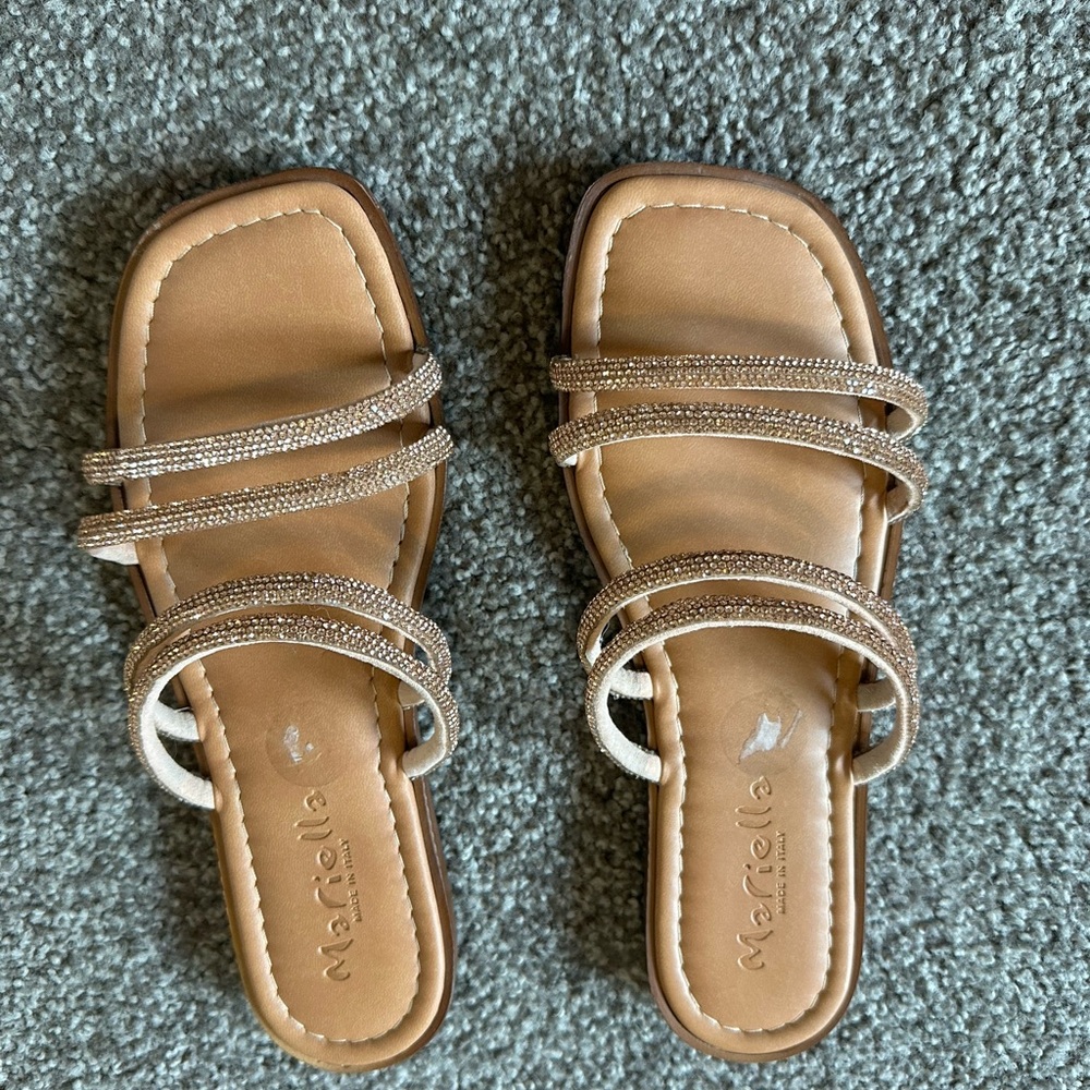Tan Strappy Sandals